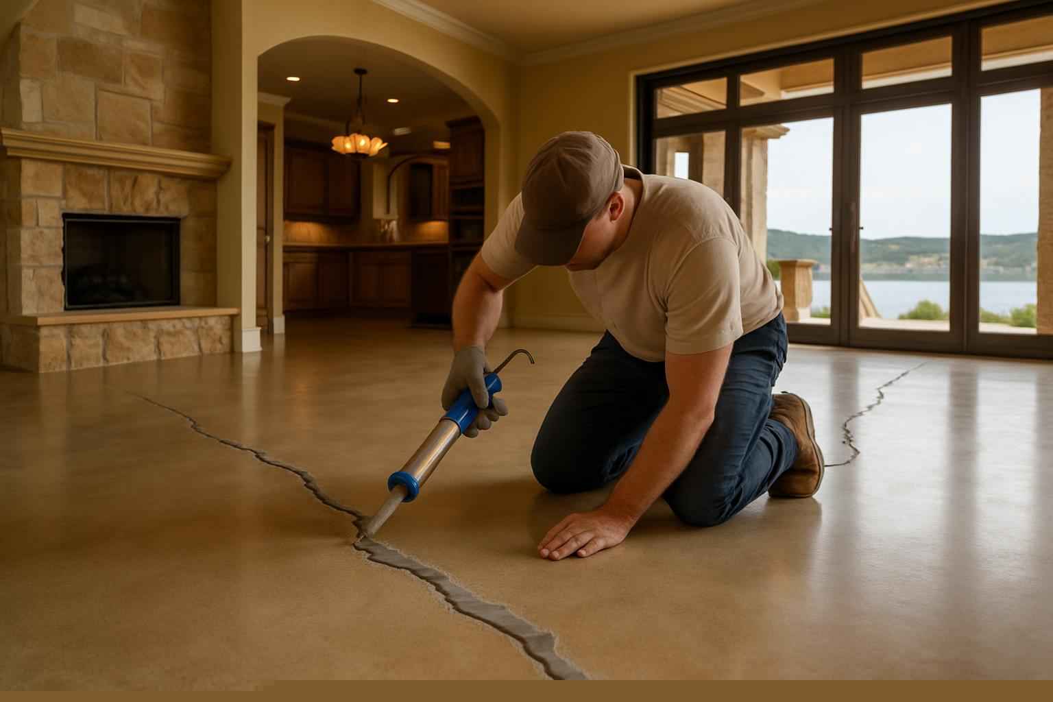 Slab Crack Repair Service in Horseshoe Bay TX