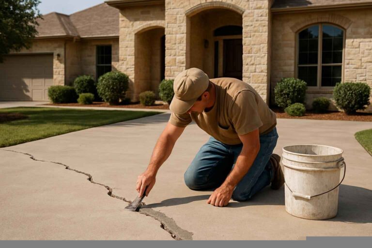 Concrete Repair Contractor In Kingsland TX slab crack repair service in kingsland tx 1