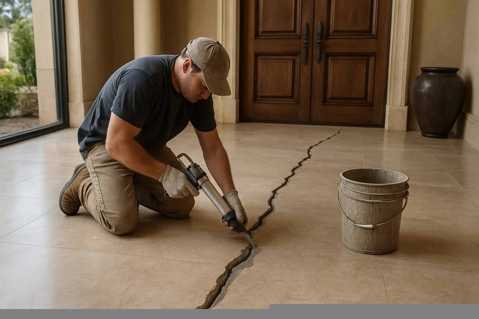 Slab Crack Repair Service in Pontotoc TX