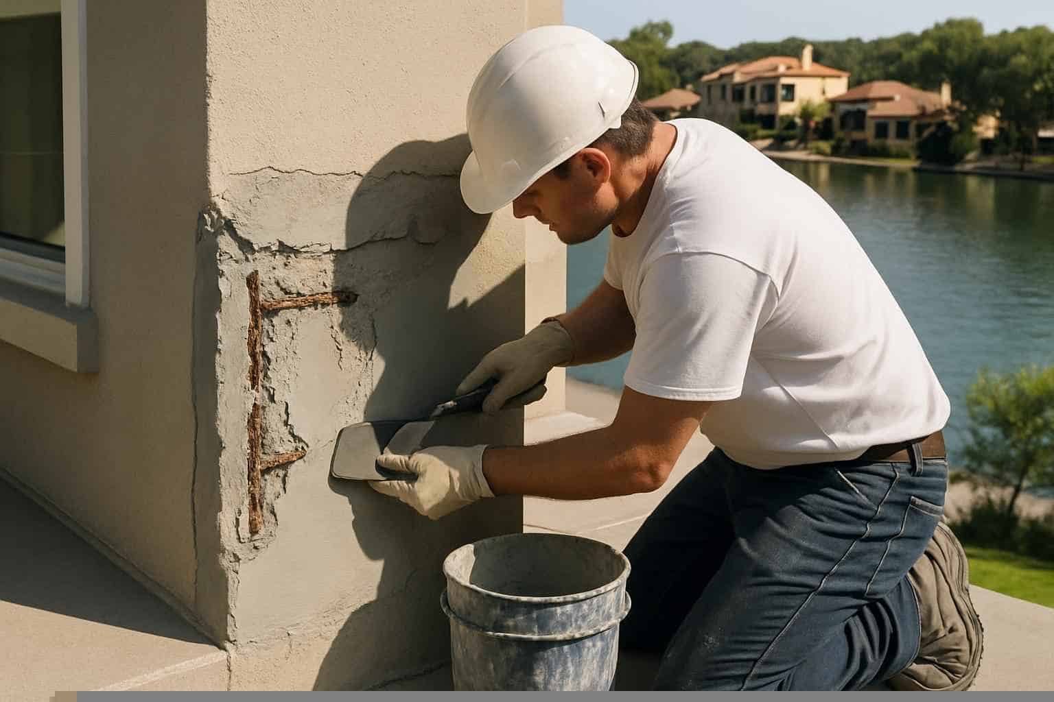 Concrete Repair Contractor In Cottonwood Shores TX Spalling Concrete Repair Service in Cottonwood Shores TX