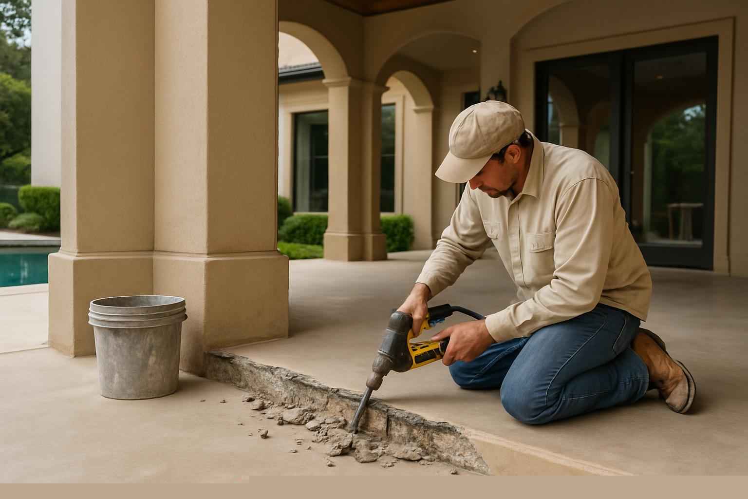 Concrete Repair Contractor In Kingsland TX Spalling Concrete Repair Service in Kingsland TX