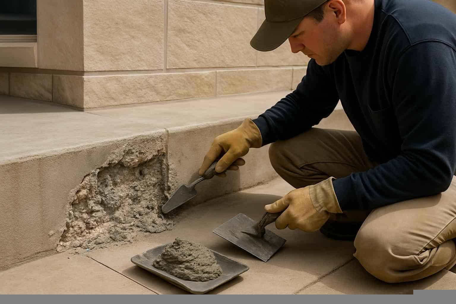 Spalling Concrete Repair Service in Mason TX