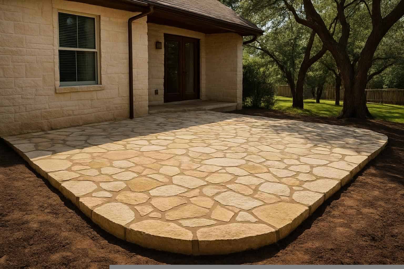 Stone Patio Installation Service in Pontotoc TX