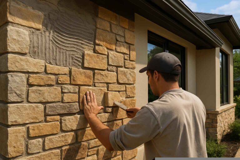 Stone Veneer Installation Service In Cottonwood Shores TX