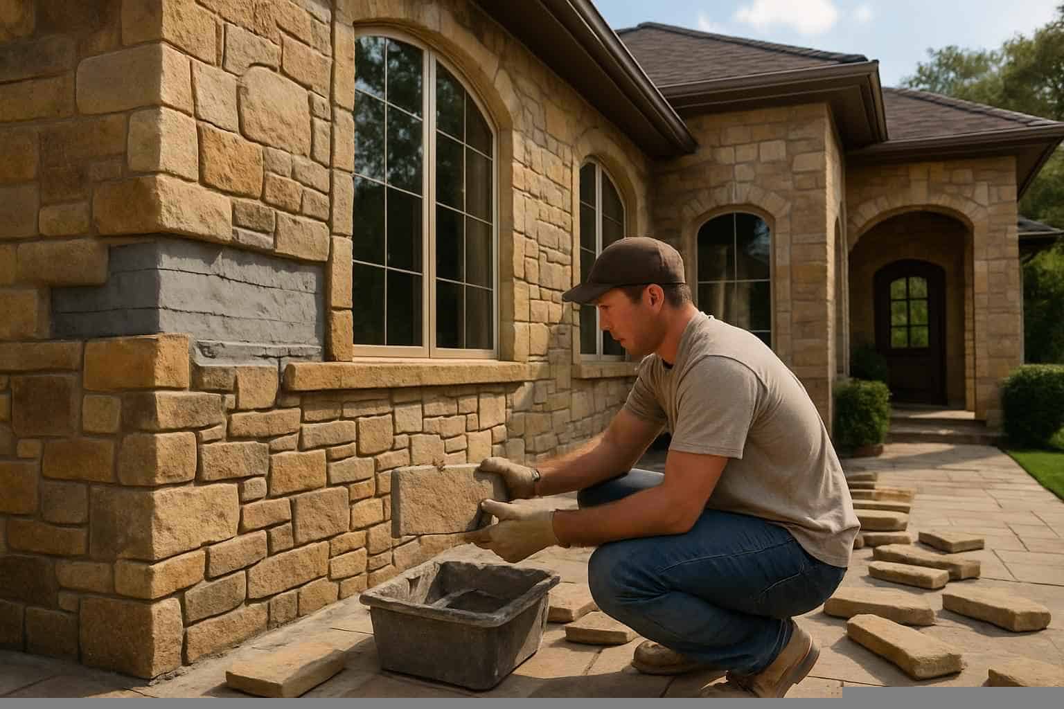 Stone Veneer Installation Service in Medina TX