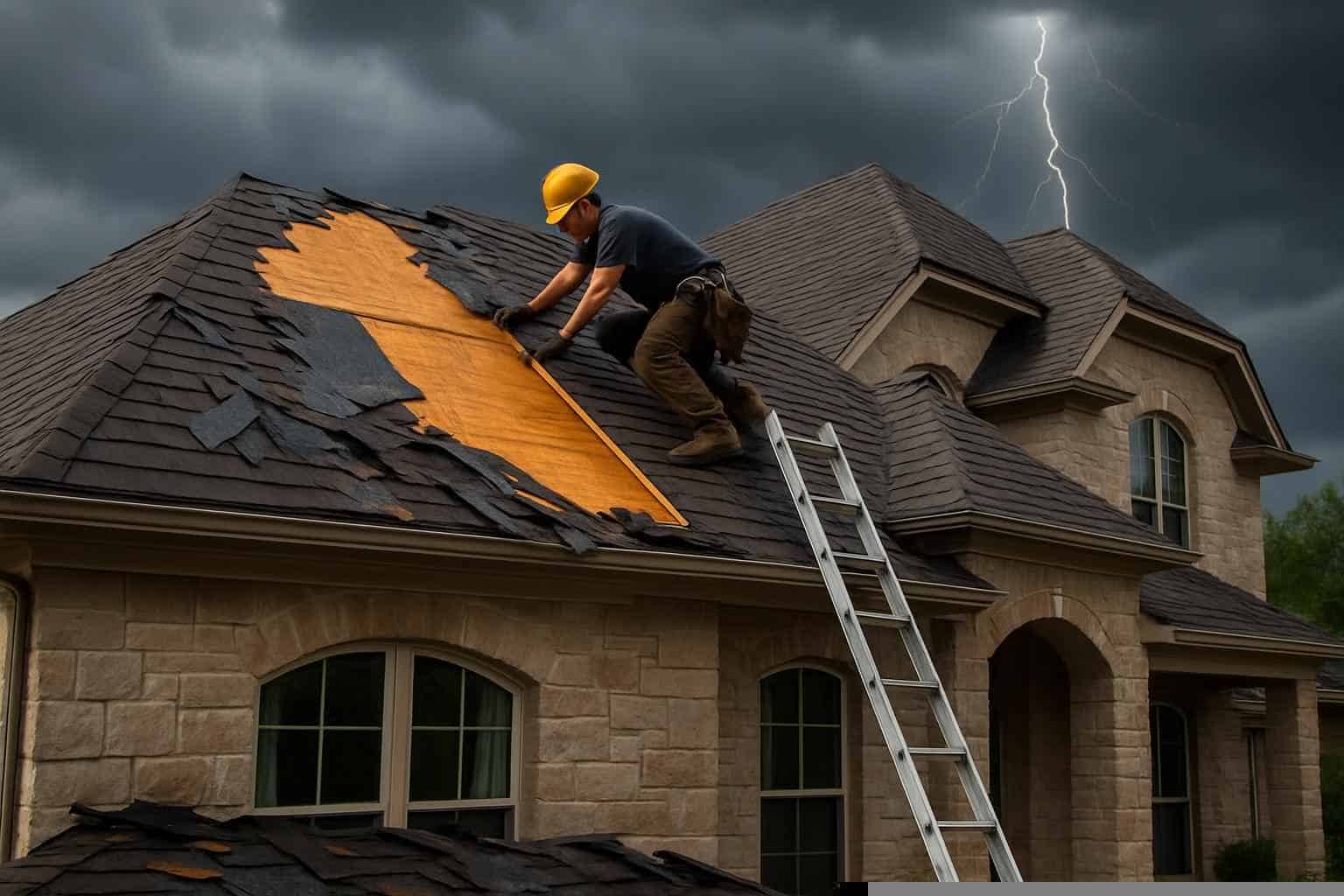 Storm Damage Roof Repair Company in Pontotoc TX