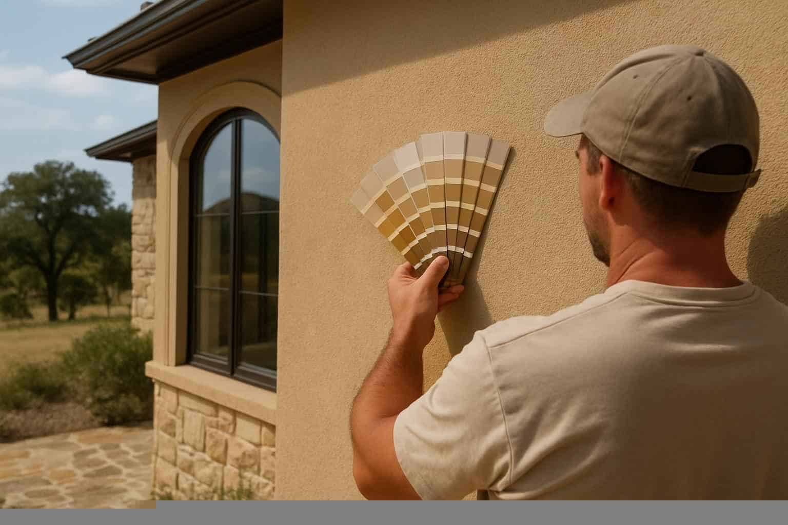 Stucco Repair Contractor In Pipe Creek TX Stucco Color Match Service in Pipe Creek TX