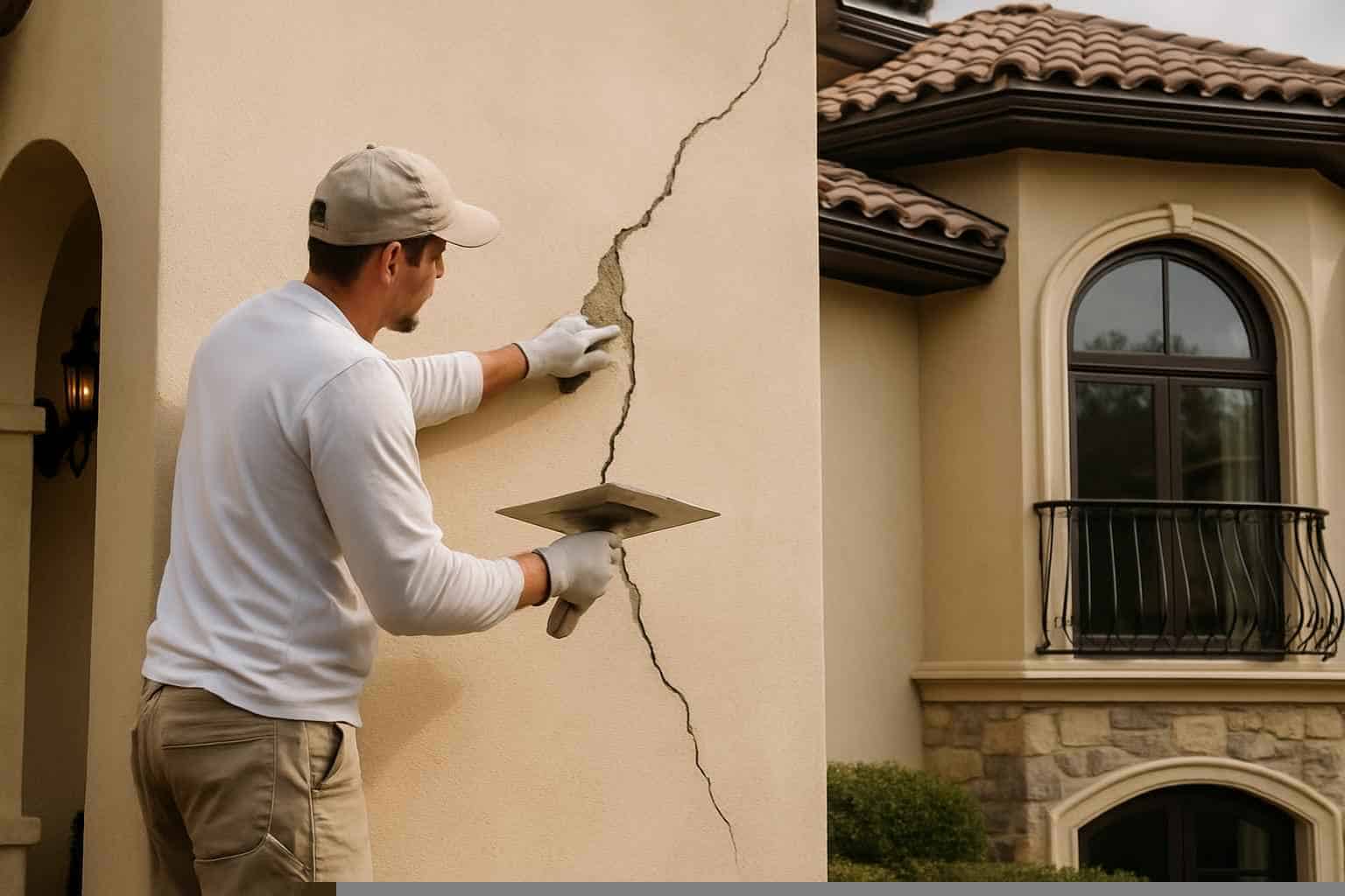 Stucco Repair Contractor In Cottonwood Shores TX Stucco Crack Repair Service in Cottonwood Shores TX