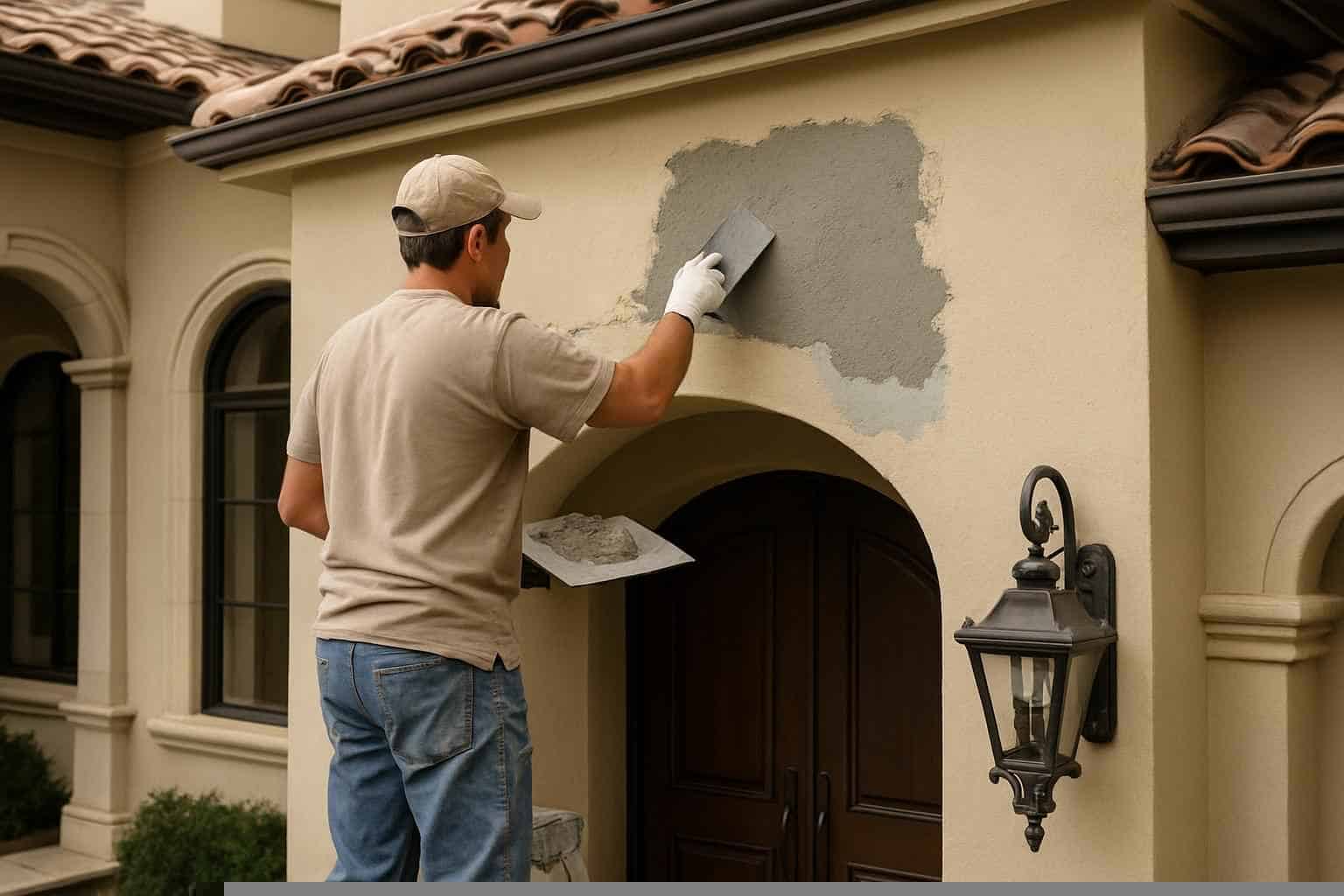 Stucco Repair Contractor In Cottonwood Shores TX Stucco Patch Service in Cottonwood Shores TX