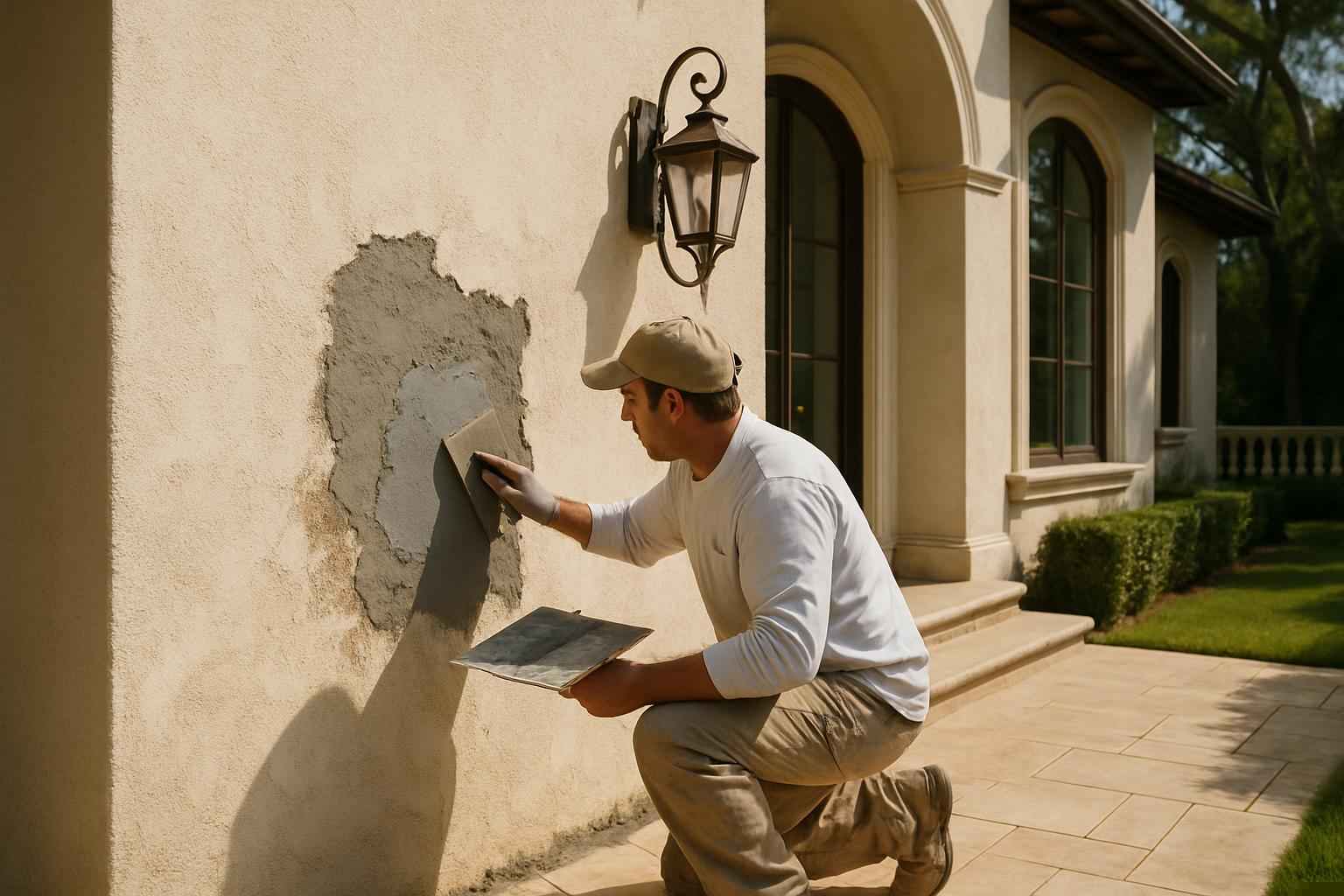 Stucco Repair Contractor In Kingsland TX Stucco Patch Service in Kingsland TX