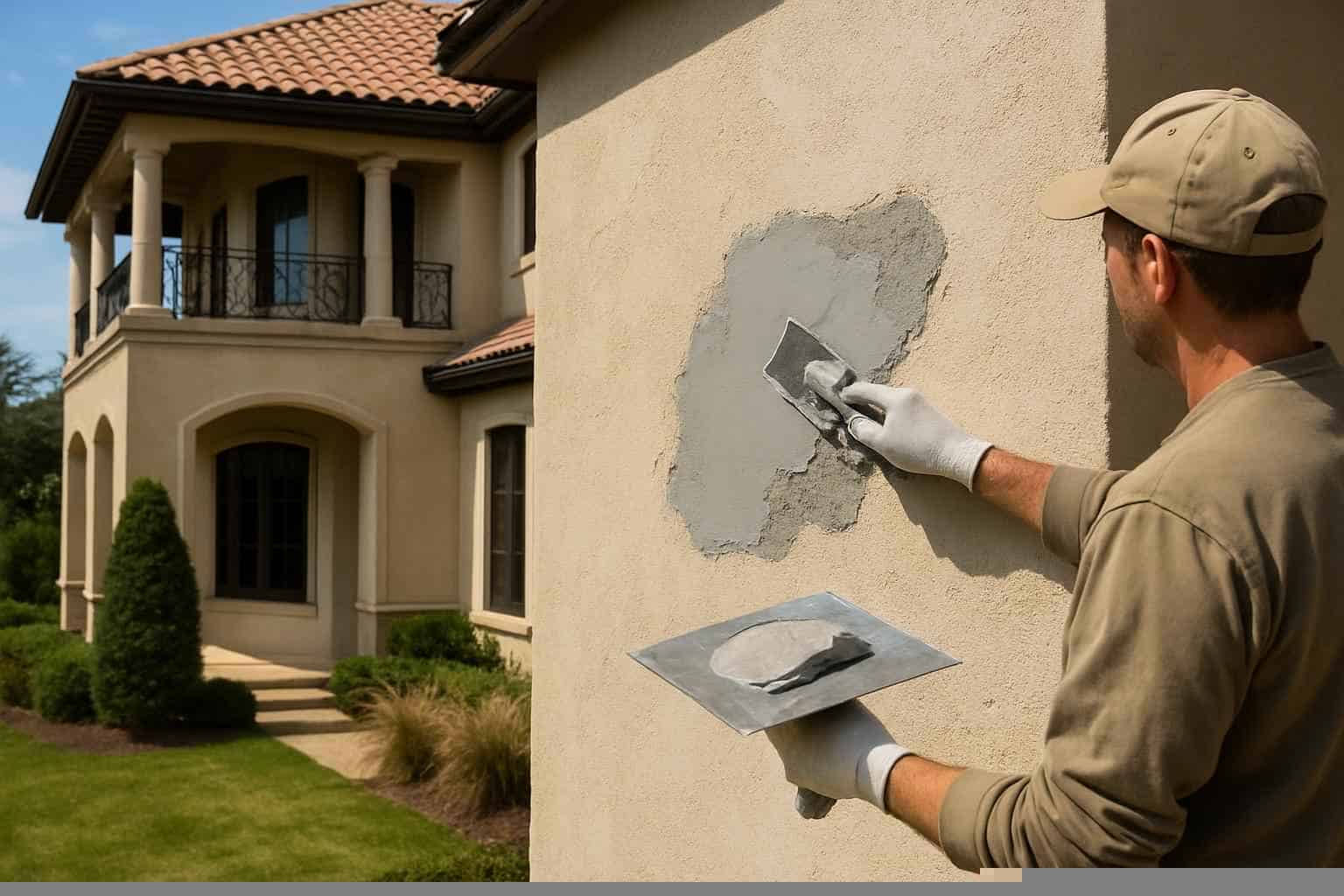 Stucco Repair Contractor In Medina TX Stucco Patch Service in Medina TX