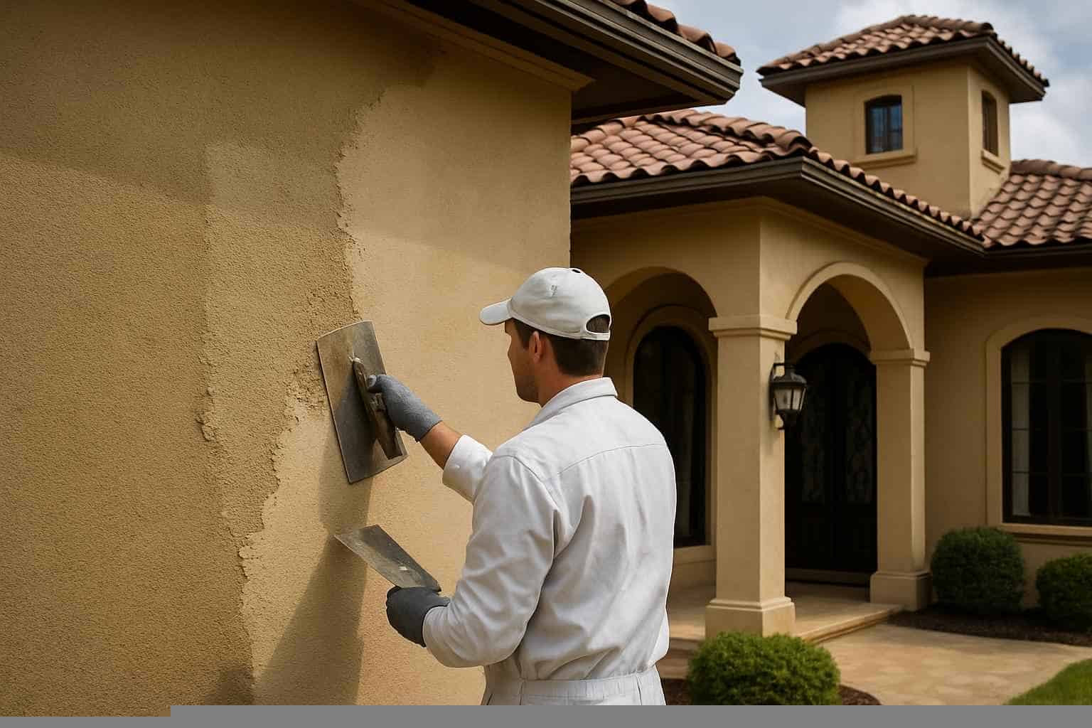 Stucco Repair Contractor In Cottonwood Shores TX Stucco Recoat Service in Cottonwood Shores TX