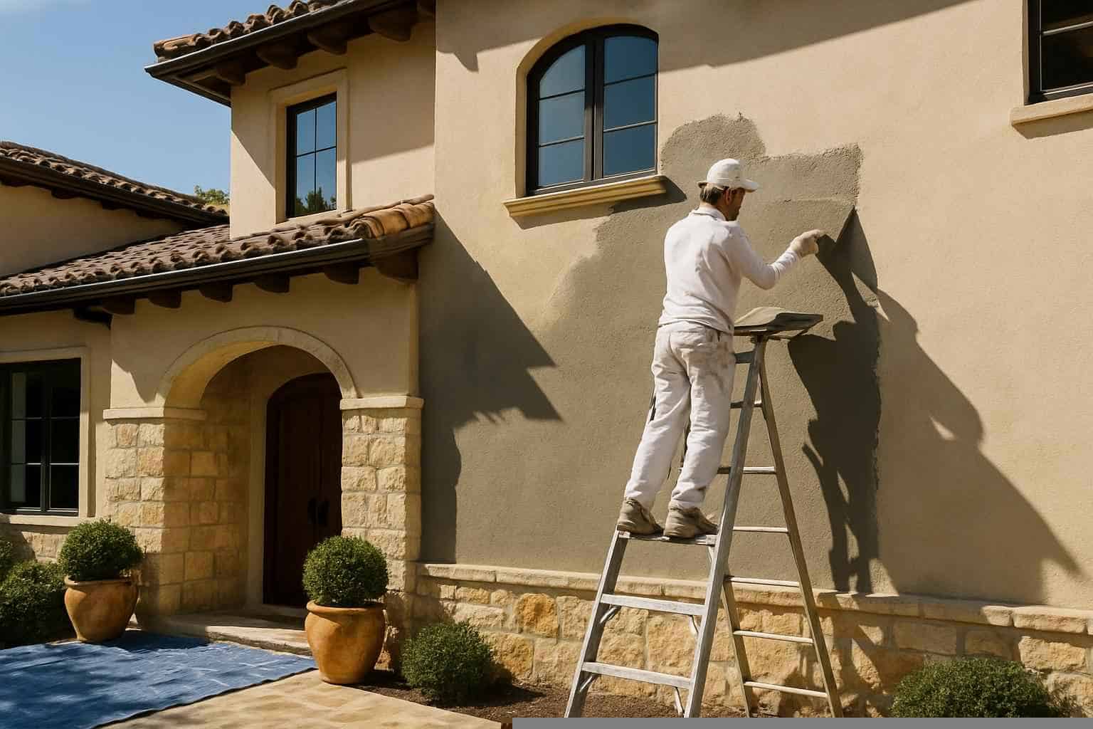 Stucco Repair Contractor In Pipe Creek TX Stucco Recoat Service in Pipe Creek TX