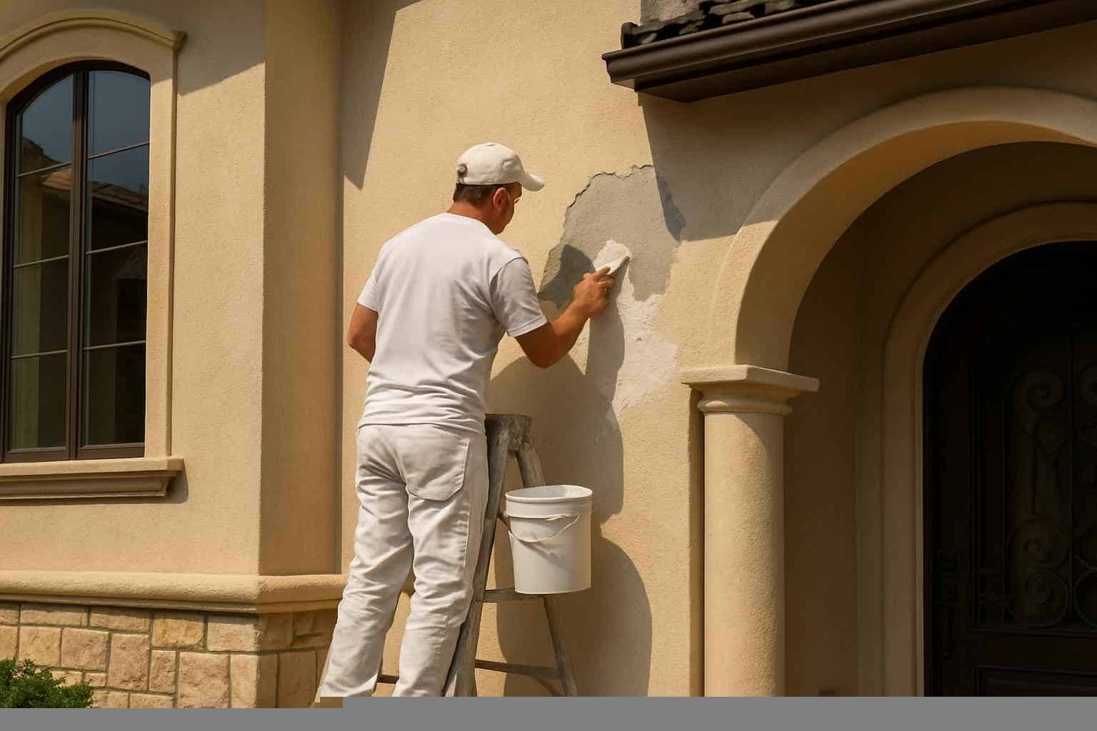 Stucco Repair Paint Service in Mason TX