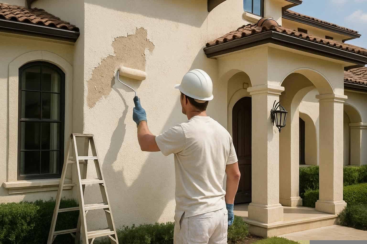 Stucco Repair Paint Service in Medina TX