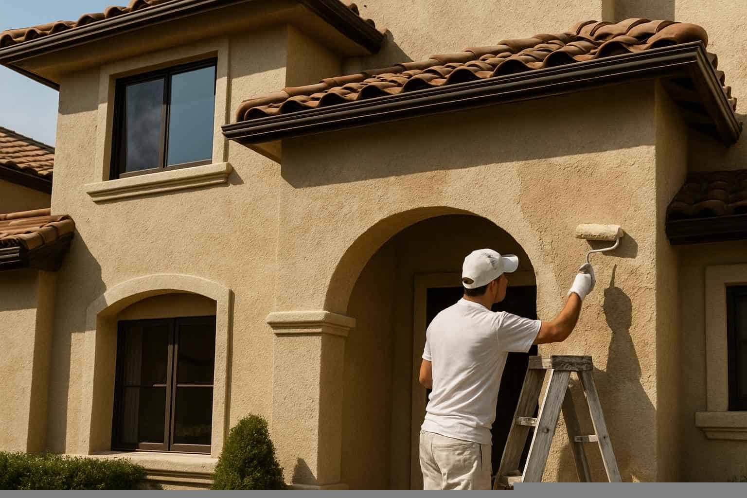 Stucco Repair Paint Service in Pipe Creek TX