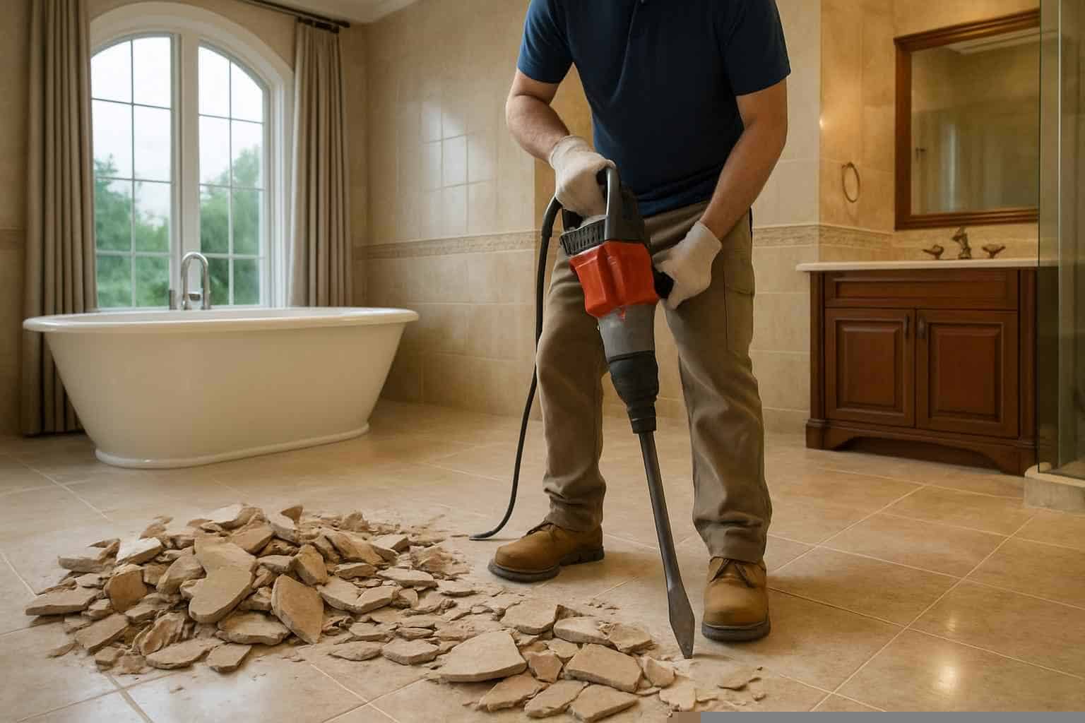 Tile Demolition Prep Service in Horseshoe Bay TX