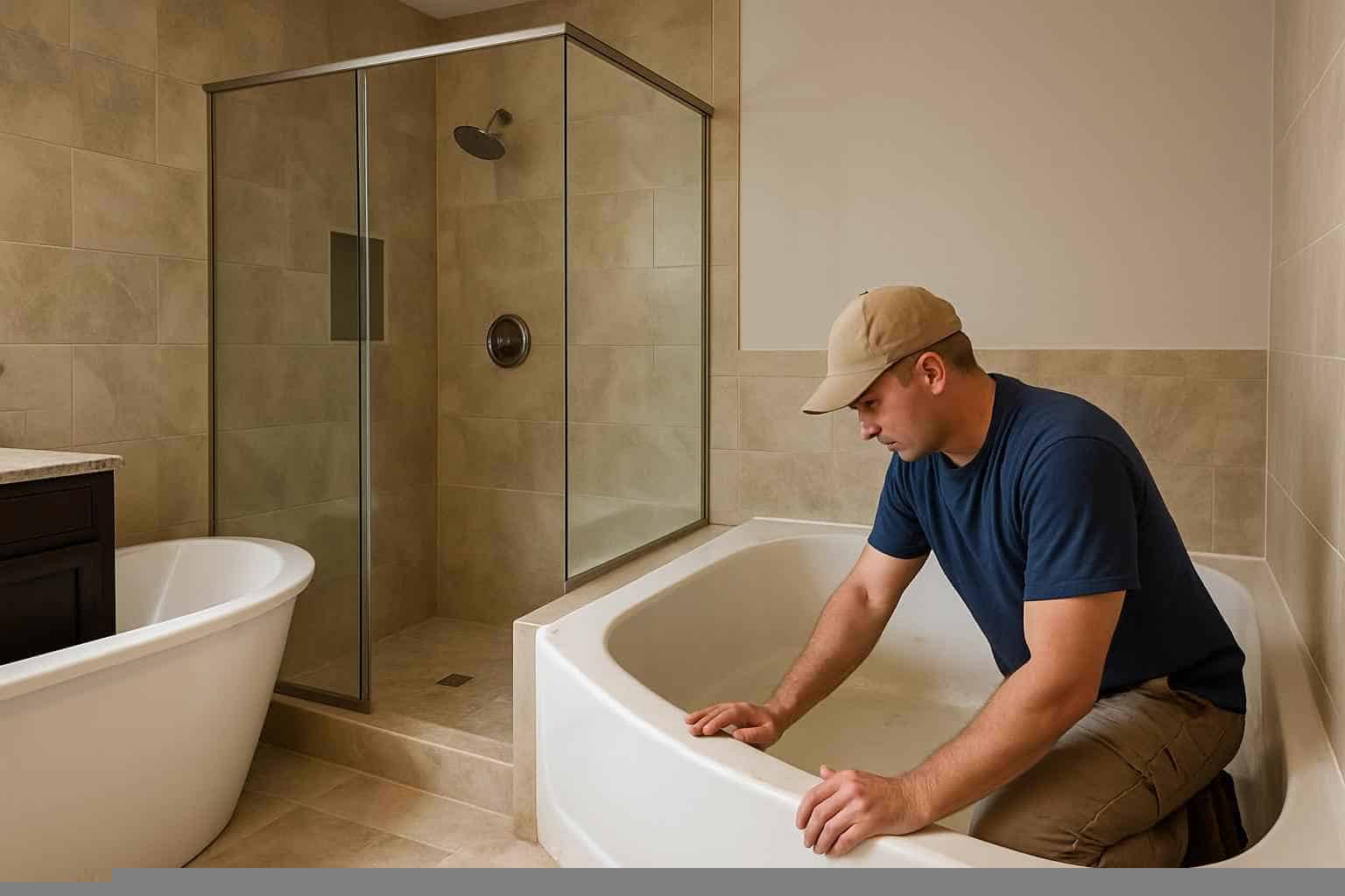Bathroom Remodeling Contractor In Mason TX Tub To Shower Conversion Service in Mason TX