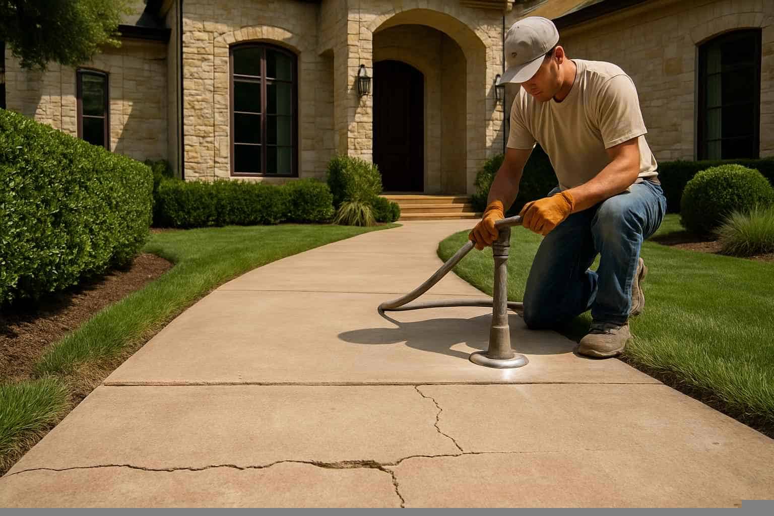 Path Walkway Contractor In Cottonwood Shores TX Walkway Repair Leveling Service in Cottonwood Shores TX