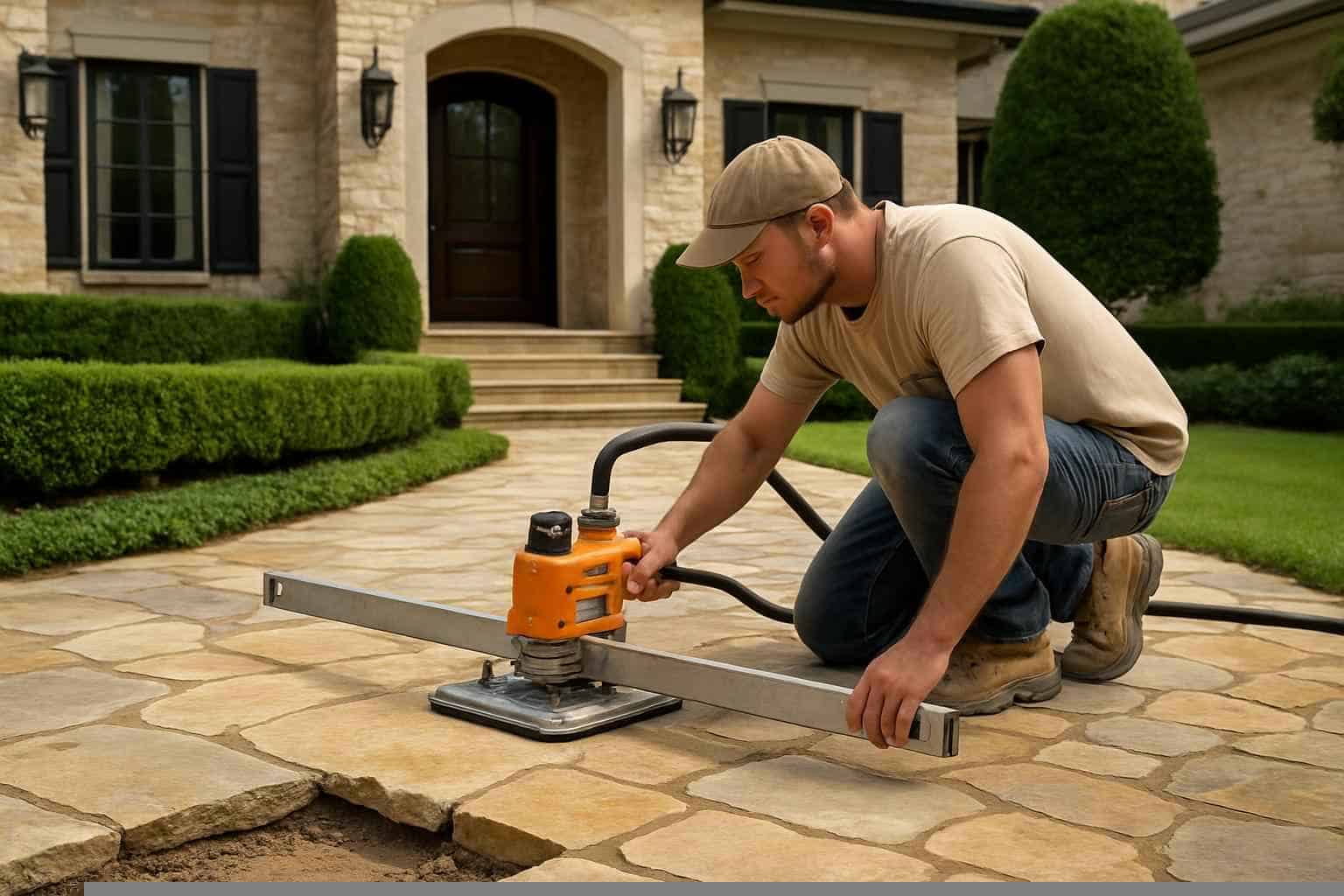 Walkway Repair Leveling Service in Mason TX