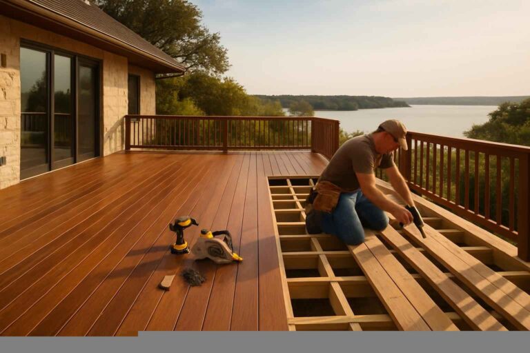 Deck Construction Contractor In Granite Shoals TX Wood Deck Builder In Granite Shoals TX