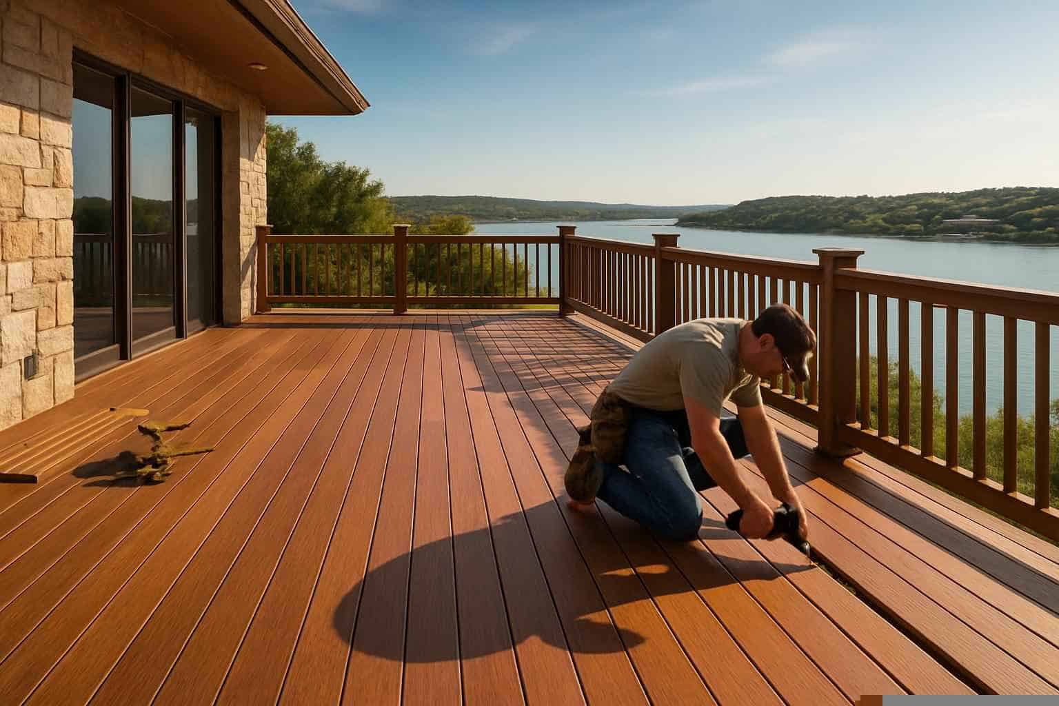 Wood Deck Builder in Horseshoe Bay TX