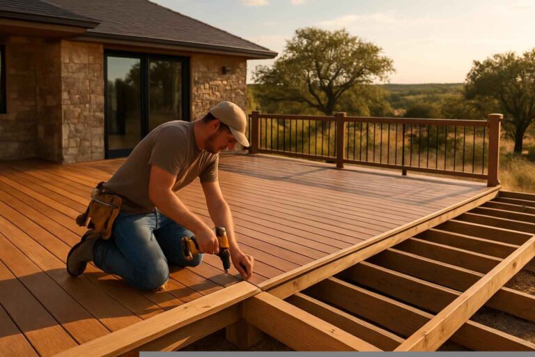 Wood Deck Builder in Llano TX