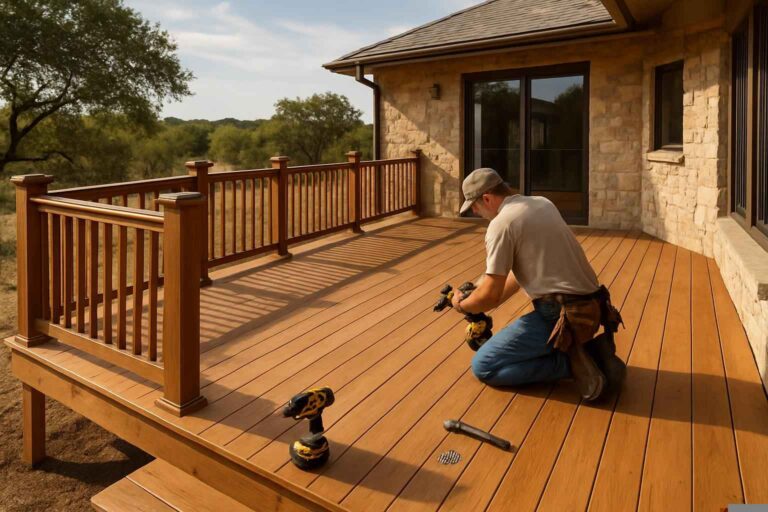 Deck Construction Contractor In Mason TX wood deck builder in mason tx