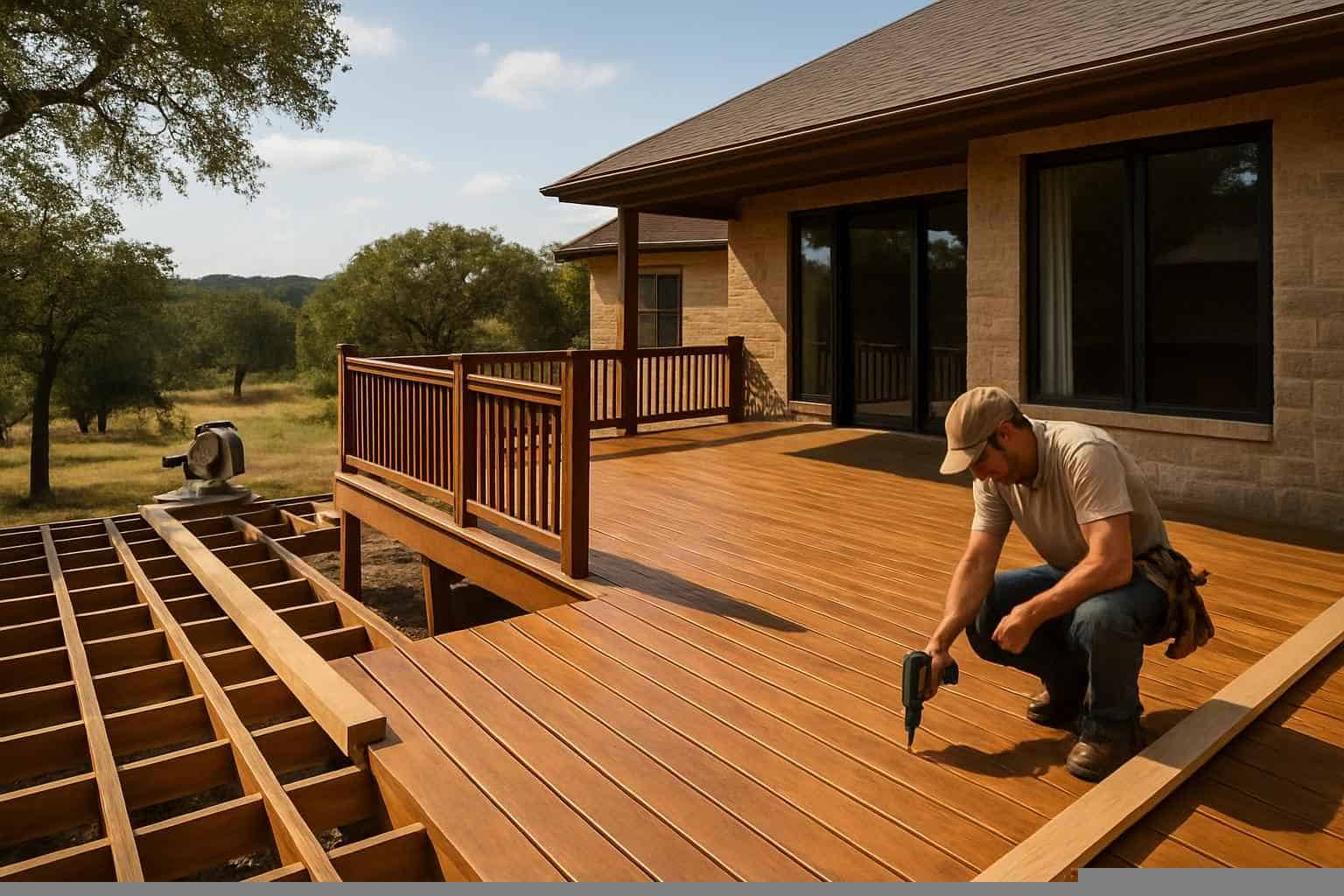 wood deck builder in pipe creek