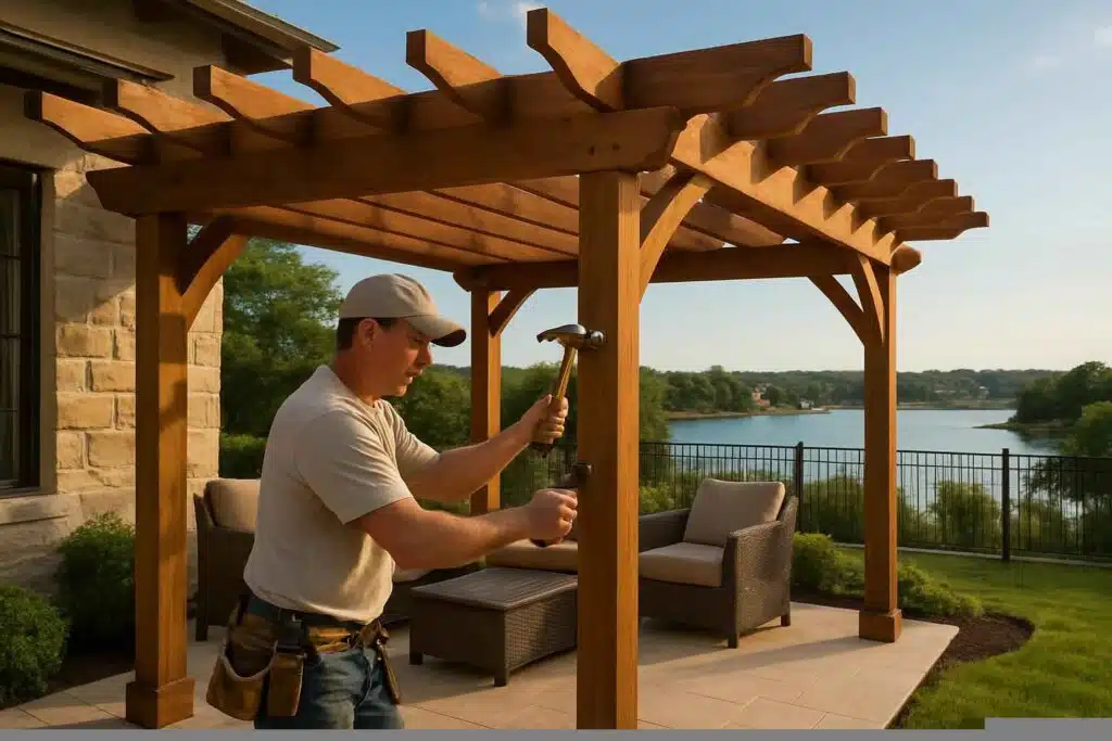 Wood Pergola Builder In Granite Shoals TX
