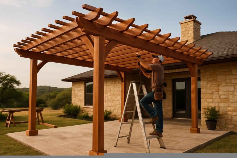Wood Pergola Builder In Llano TX