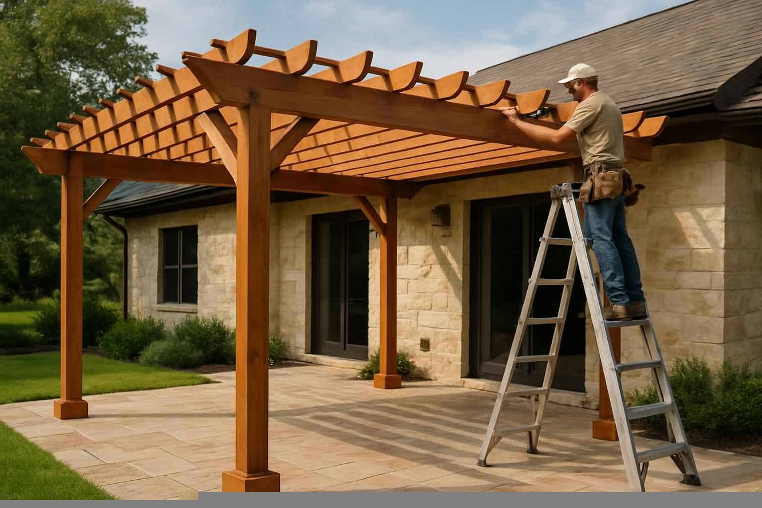 Wood Pergola Builder in Mason TX