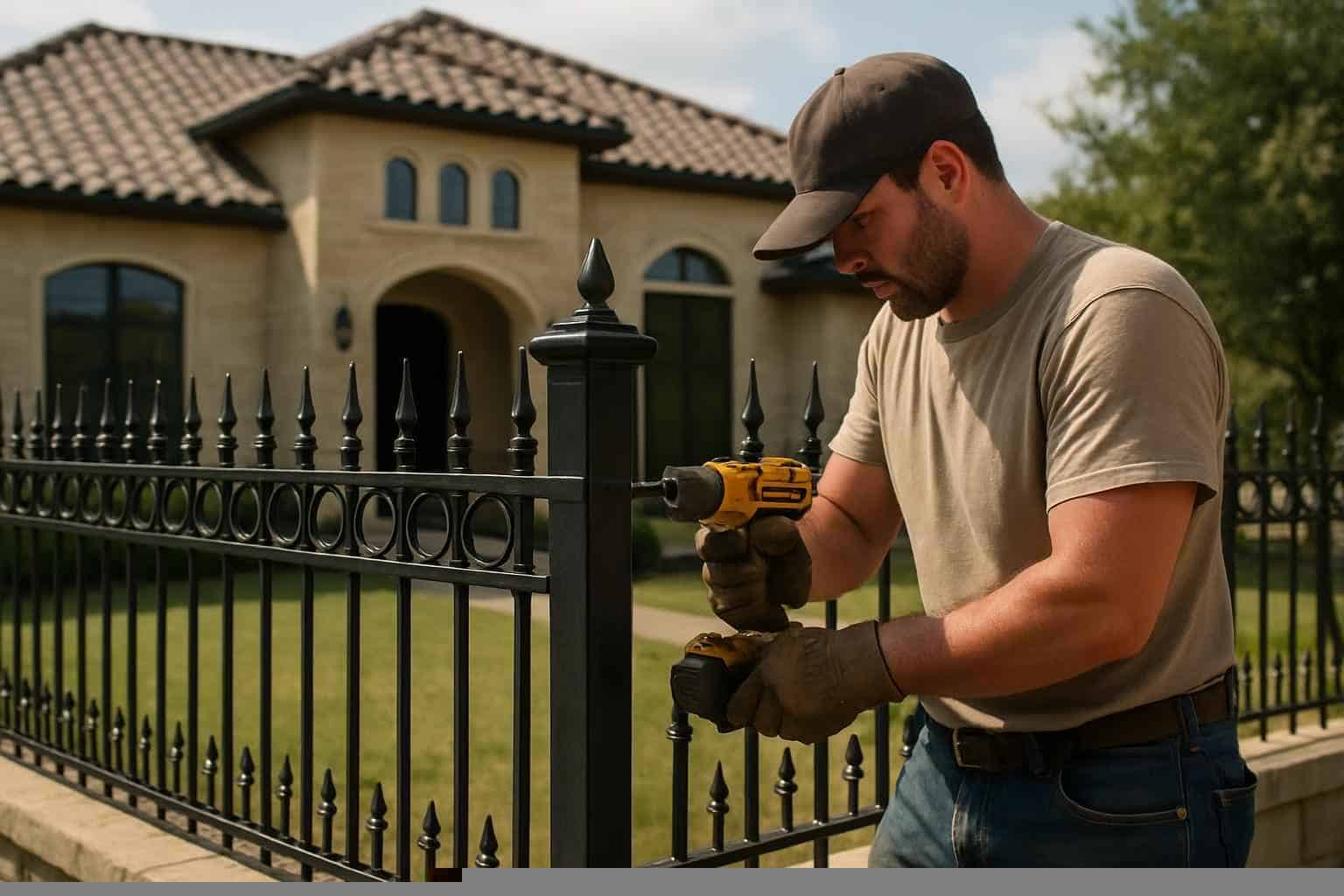 Fence Installation Contractor In Medina TX Wrought Iron Fence Installer in Medina TX