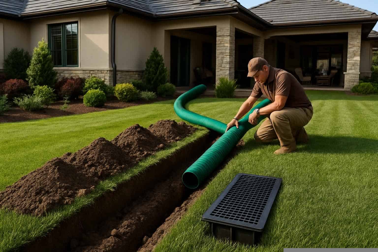 Drainage Solutions Contractor In Cottonwood Shores TX Yard Drainage Company in Cottonwood Shores TX