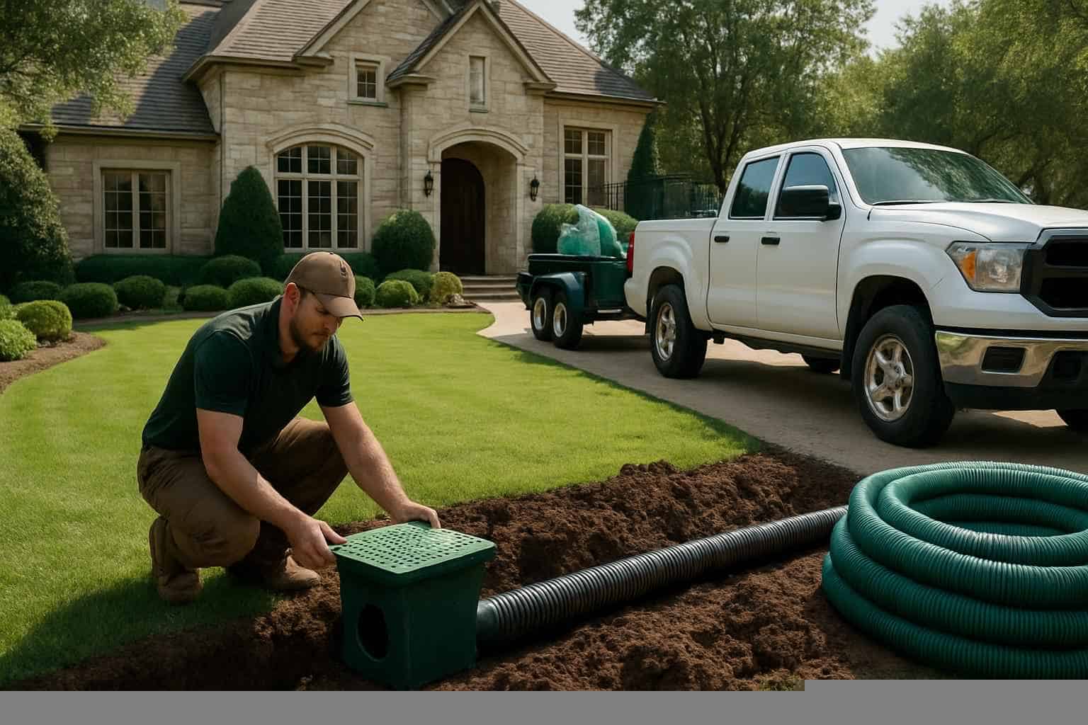 Yard Drainage Company in Mason TX