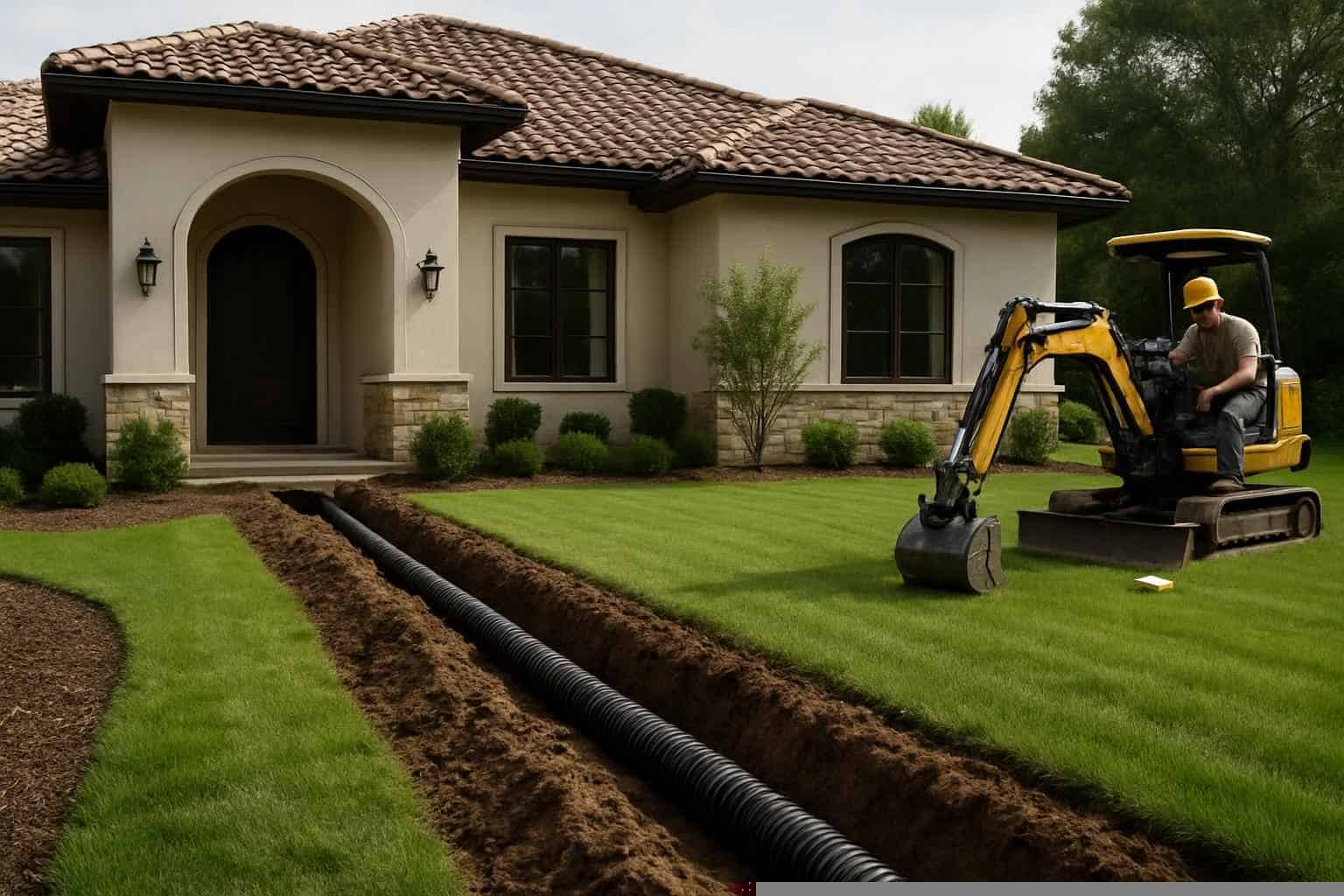 Yard Drainage Company in Pontotoc TX