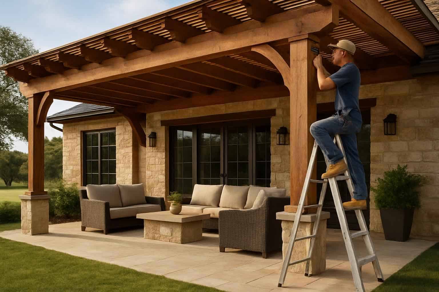 Wood Patio Cover Installer In Burnet TX