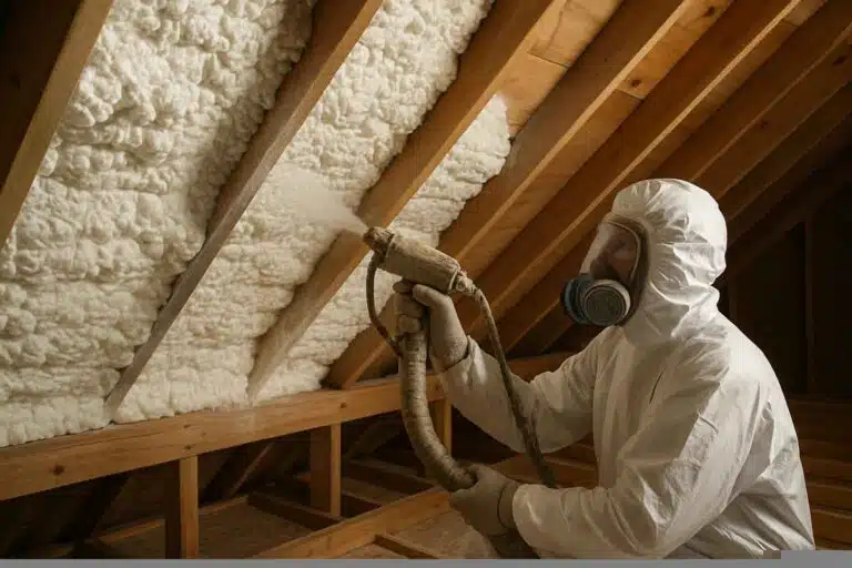 attic spray foam installer in burnet tx