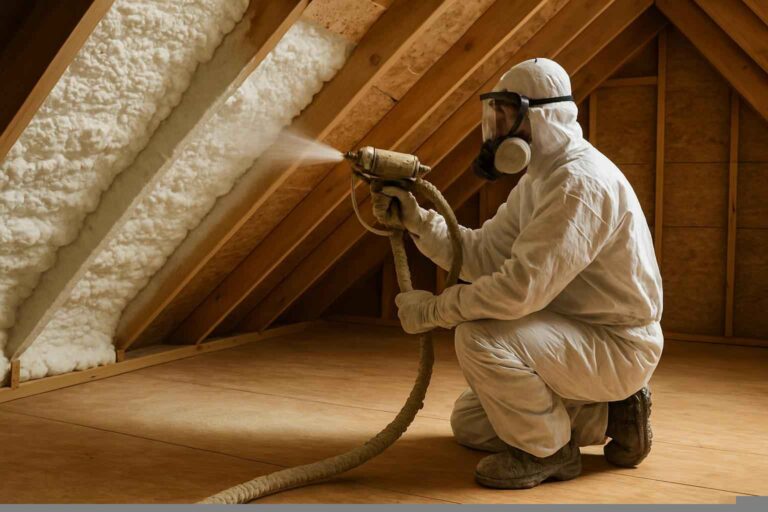 attic spray foam installer in fischer tx