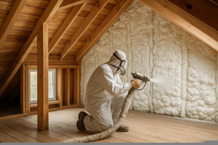 attic spray foam installer in marble falls tx