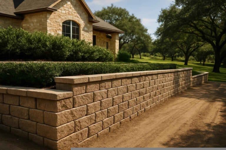 Retaining Wall Contractor In Burnet TX block retaining wall builder in burnet tx