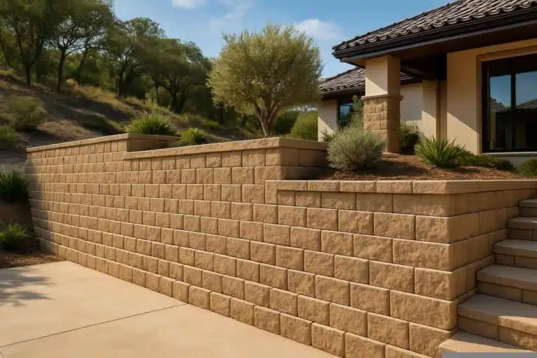 Retaining Wall Contractor In Fischer TX block retaining wall builder in fischer tx