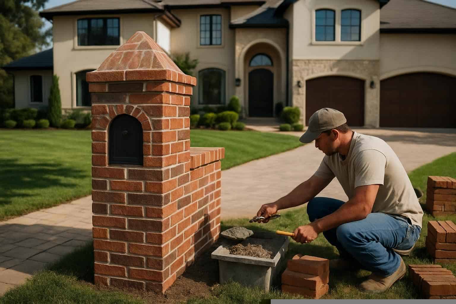 Brick Mailbox Builder in Marble Falls TX