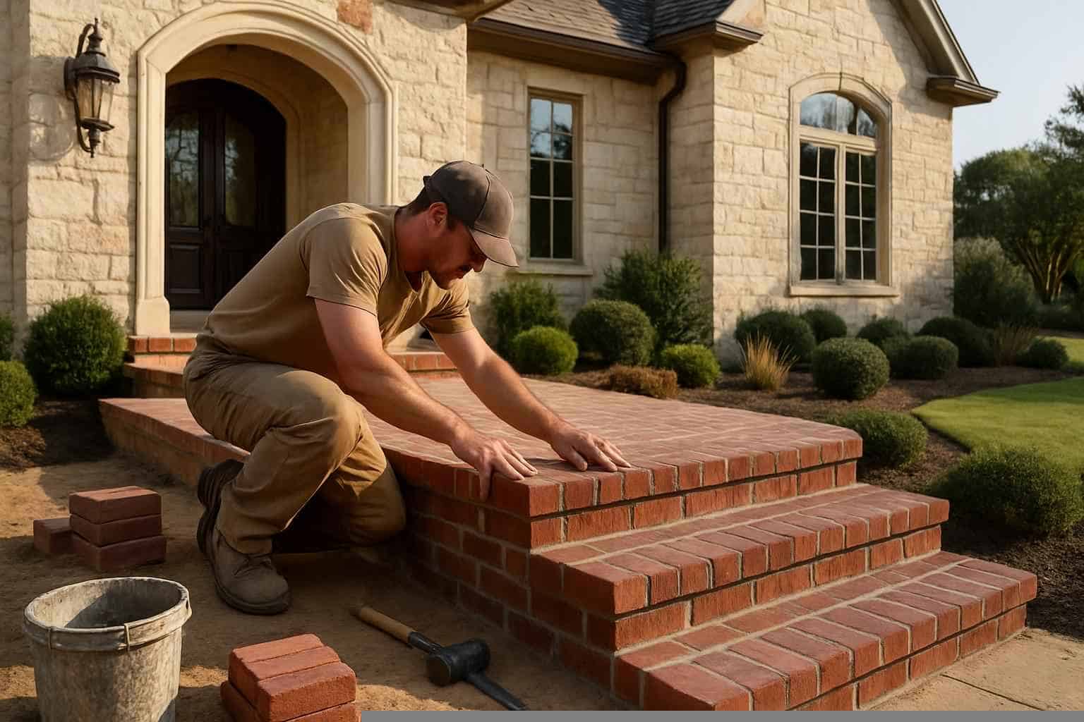 Brick Step Installer in Burnet TX