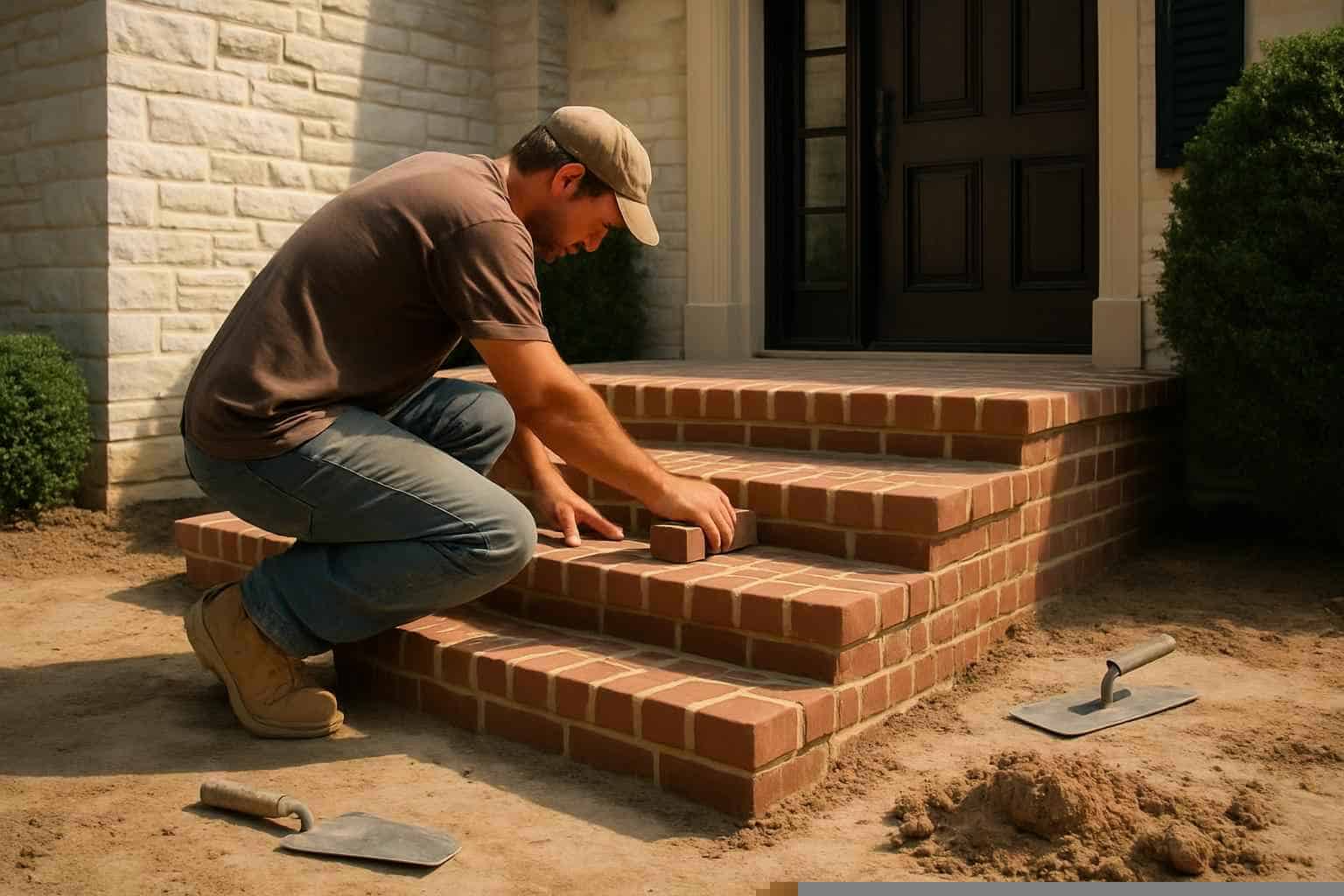 Brick Step Installer in Marble Falls TX
