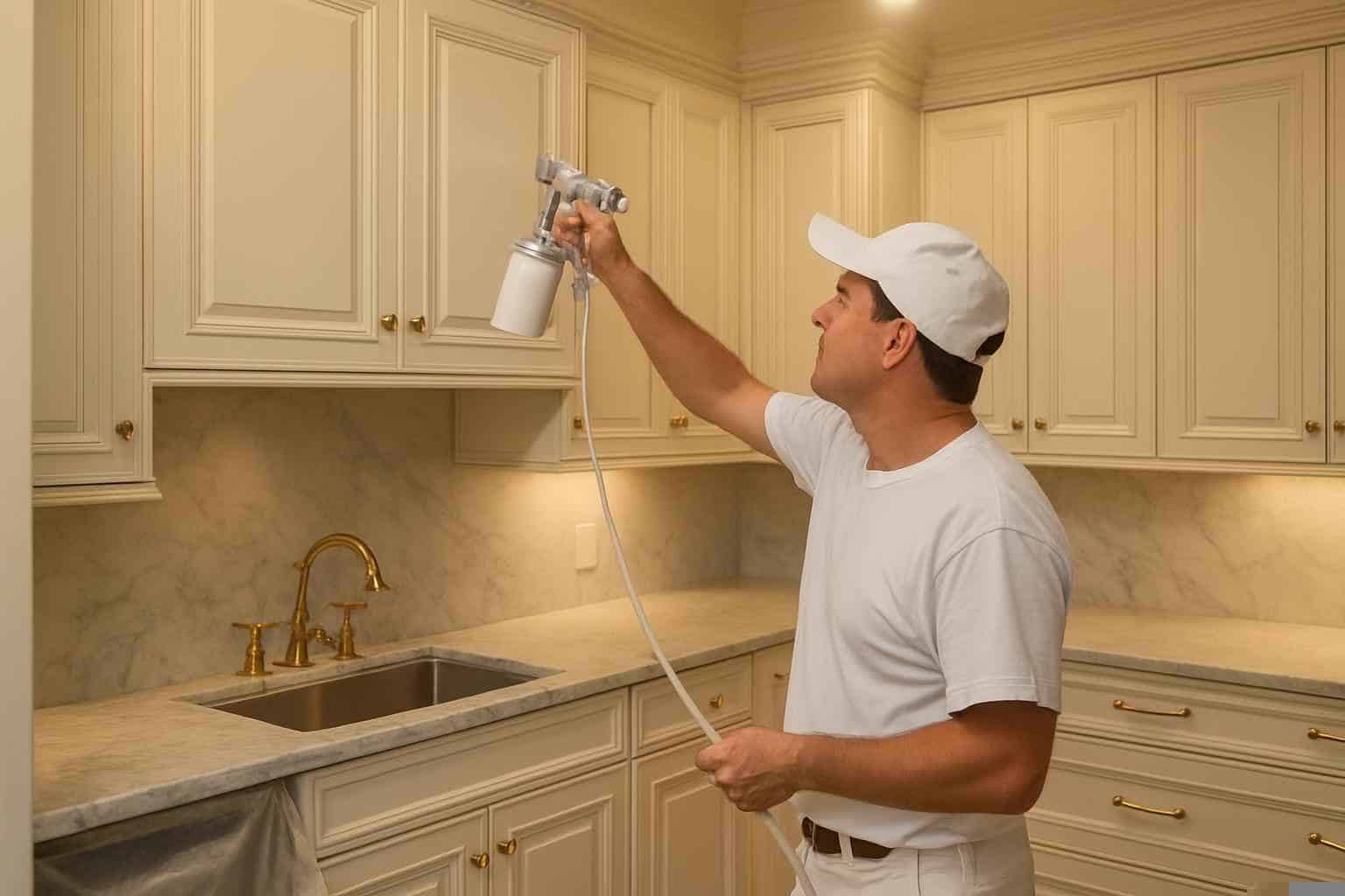 Cabinet Painting Service in Marble Falls TX