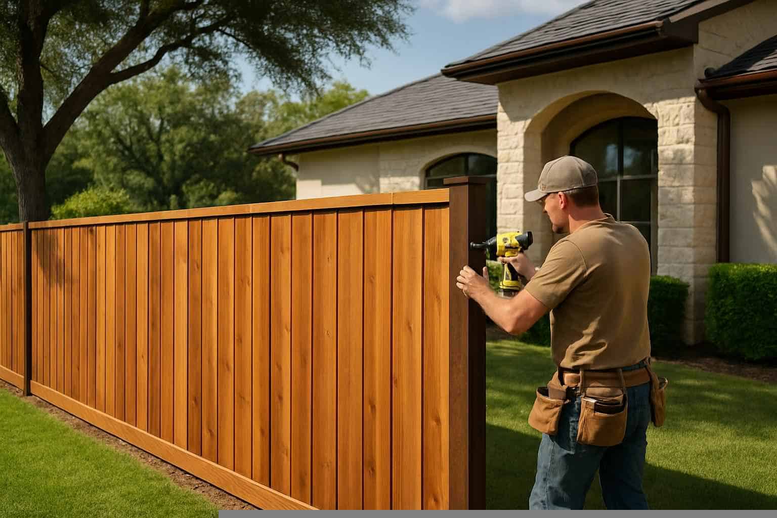 Cedar Fence Contractor in Marble Falls TX