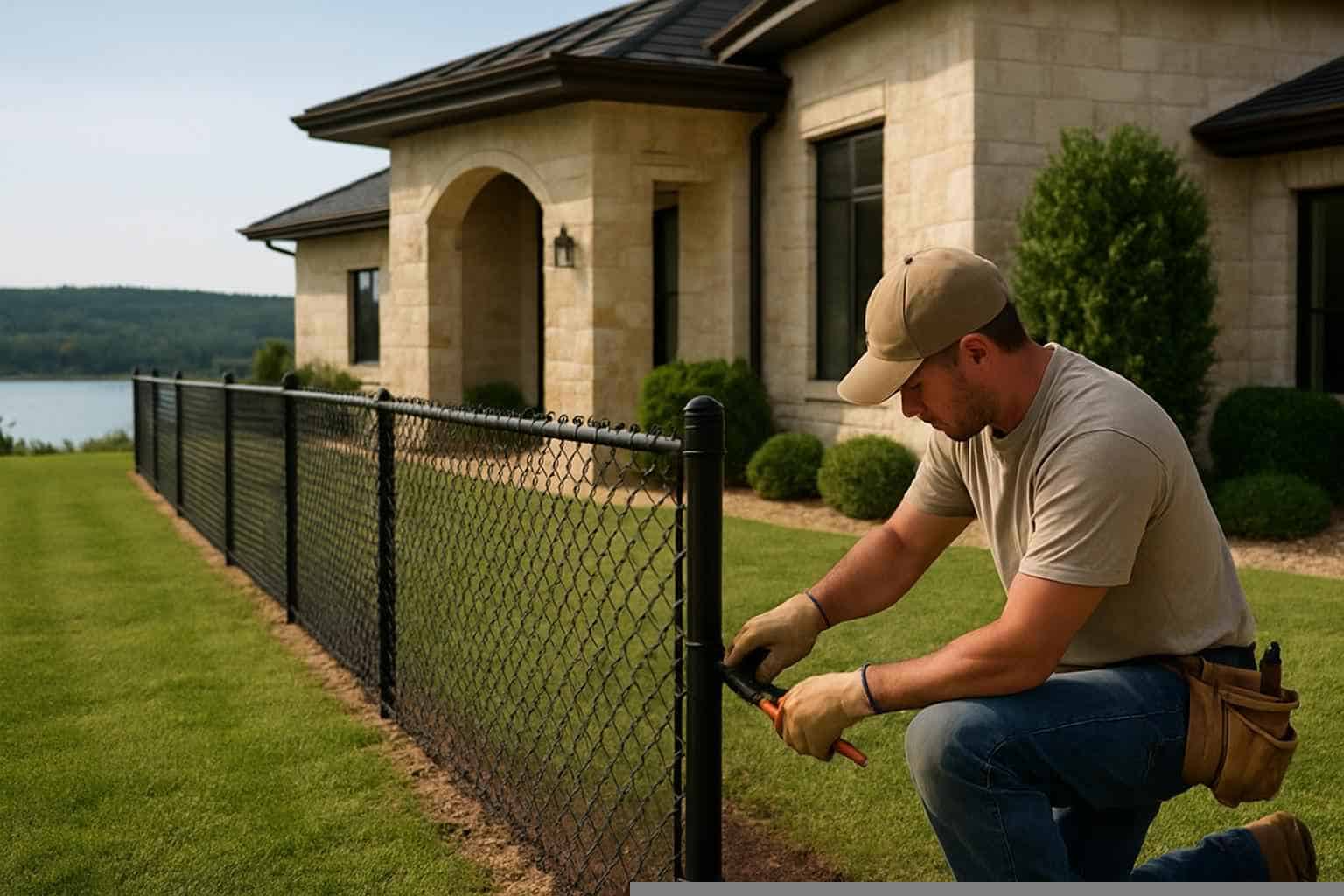 Chain Link Fence Installer in Marble Falls TX