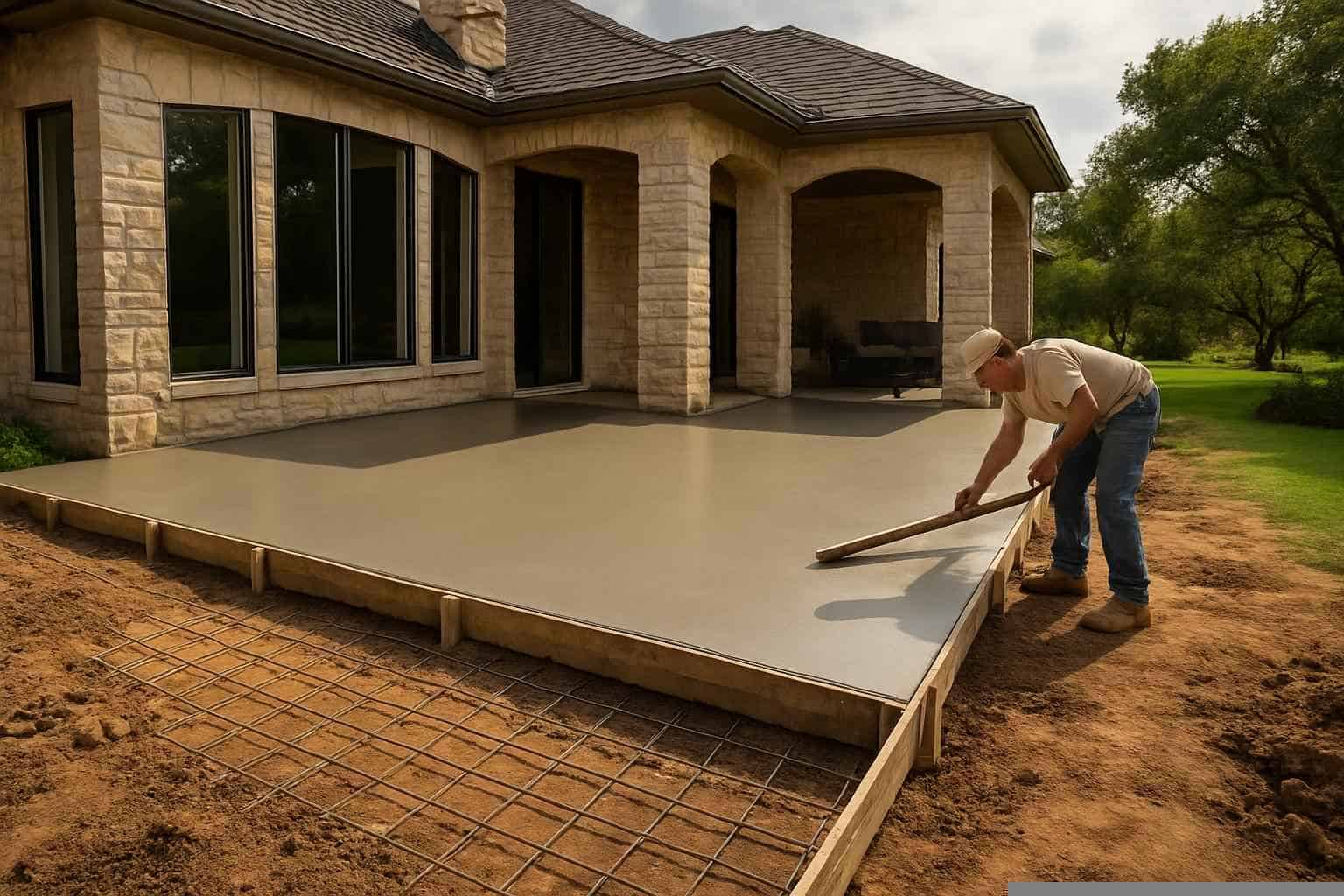 Concrete Patio Installation Service in Marble Falls TX