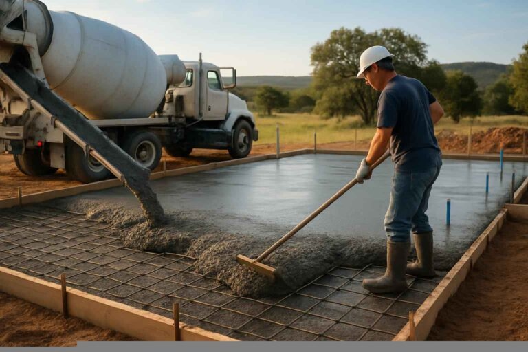 Concrete Slabs Foundations Contractor In Fischer TX concrete slab pouring company in fischer tx